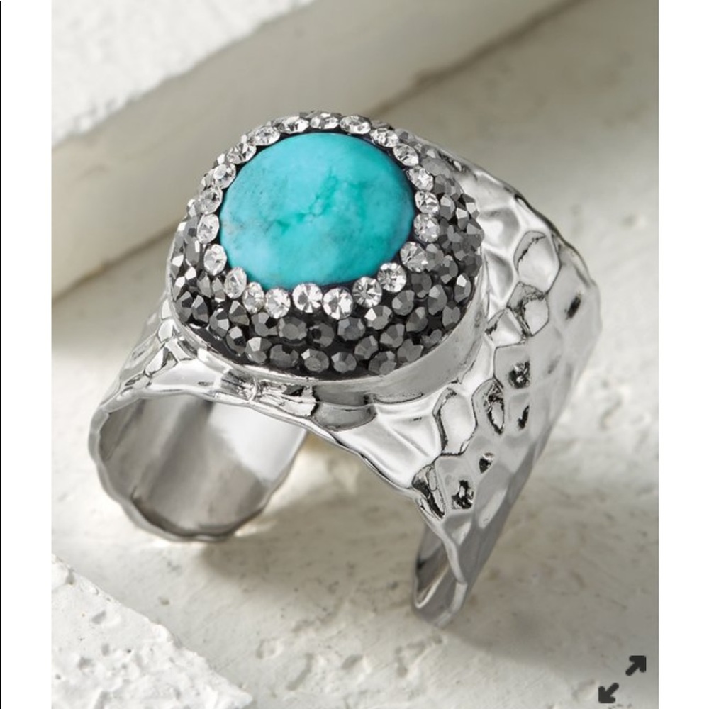 Soft surroundings Brilla adjustable ring